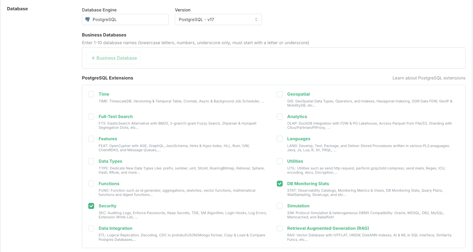 RDS Dashboard Screenshot