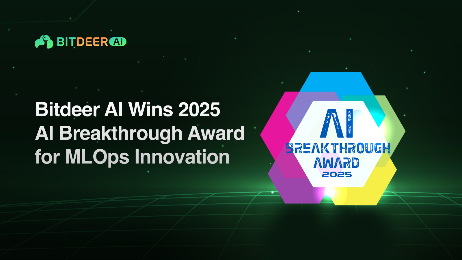 Bitdeer Al Wins 2025Al Breakthrough Awardfor MLOps Innovation with a badge