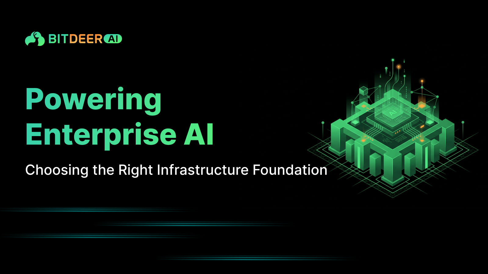Enterprise AI infrastructure foundation with integrated compute and AI architecture.