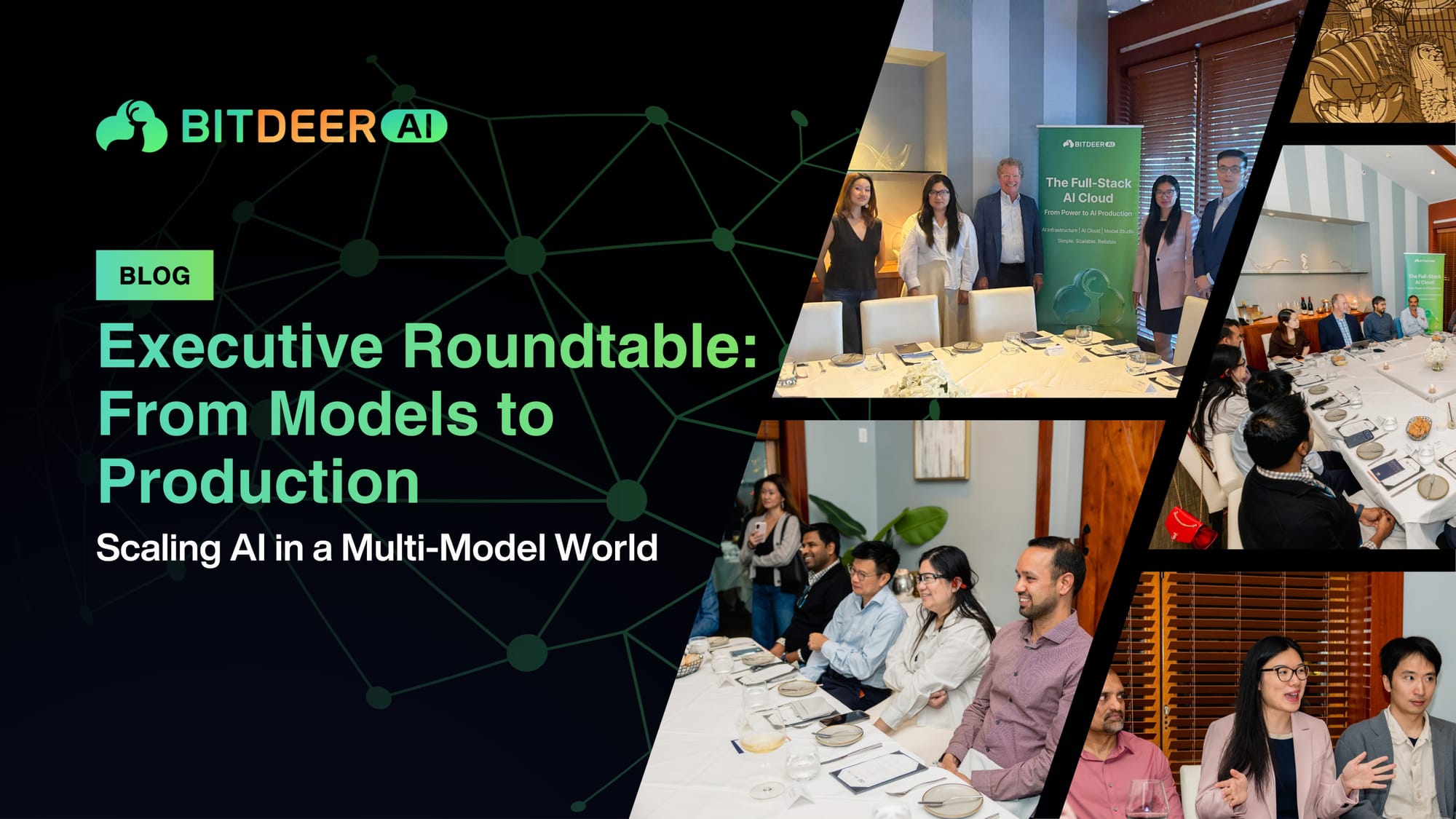 Executive roundtable discussion on scaling enterprise AI applications and managing multiple AI models in production.