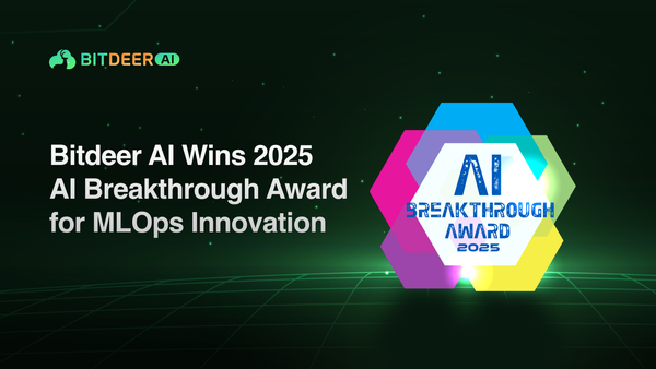 Bitdeer Al Wins 2025Al Breakthrough Awardfor MLOps Innovation with a badge