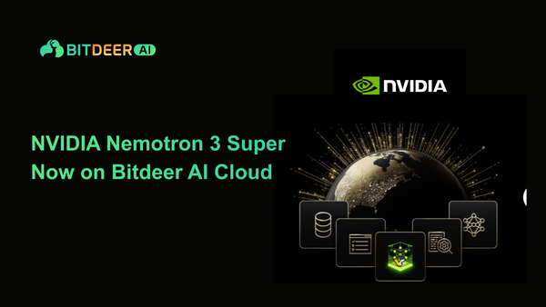 NVlDlA Nemotron 3 SuperNow on Bitdeer Al cloud Banner Image