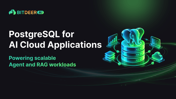 PostgreSQL powering scalable AI Cloud applications, Agents, and RAG workloads.